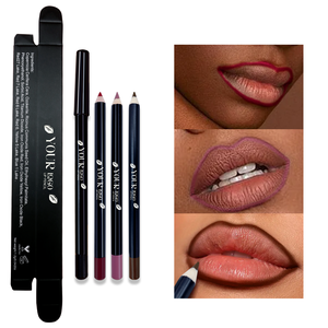 Vente en gros Crayons à lèvres Marque privée Personnalisé <span class=keywords><strong>Crayon</strong></span> à lèvres en bois naturel imperméable à l'eau <span class=keywords><strong>Crayon</strong></span> à lèvres mat à haute teneur en pigments - Product Image 1