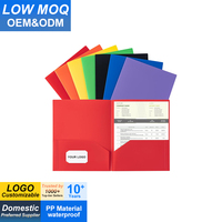Carpeta de Archivos Personalizada de Primera Calidad con Impresión Personalizada |   Organizador de Documentos de 2 Bolsillos al por Mayor para Material Escolar y de Oficina