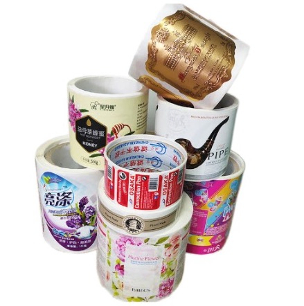 Compostable Custom Paper Material Eco Adhesive Labels Custom Printed Biodegradable Stickers for Food Packaging
