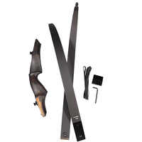 Arc à poulies Black Hunter Rebirth 60 pouces, arc de chasse démontable, poids de tirage réglable 20-60 livres, corde en Dyneema, arc de tir à l'arc