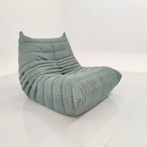 เก้าอี้โซฟาหนังผ้ากำมะหยี่ทรง L Design1ผ่อนคลาย2ที่นั่งผ้ากำมะหยี่ความหนาแน่นสูง