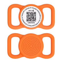 Étiquette d'identification de chien personnalisée en acier inoxydable luxueux étanche Durable forme d'os Code QR colliers pour animaux de compagnie à graver laisses harnais