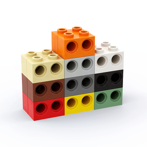 ตัวต่อ BEBRICKS รุ่น 32000 ชิ้น 1x2 มีรู ของเล่นตัวต่อสำหรับเด็ก ชุดสร้างสรรค์ DIY - Product Image 3