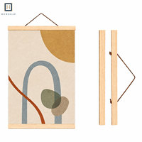 Venta Directa de Fábrica: Marco Magnético de Madera Sólida para Pósteres, Impresiones, Fotos, Obras de Arte, Decoración de Pared