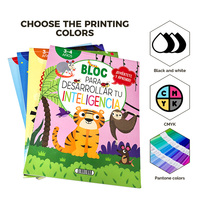 Services personnalisés Coloriage Couverture souple Impression Enfants Histoire Apprentissage Livre de poche Cahier d'exercices de mathématiques