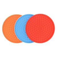 Tapis de léchage en silicone pour animaux de compagnie avec ventouses, pour une alimentation lente et anti-étouffement, pour chiens et chats, accessoires pour animaux