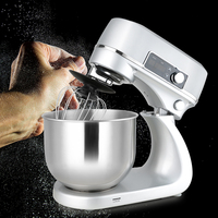 NOUVEAU Robot Pâtissier Électrique avec Écran LED, 10 Vitesses, en Acier Inoxydable, Capacité 6L, Super Silencieux, Design à Bol Relevable pour la Pâtisserie