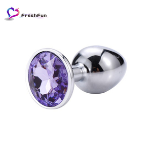 Metallo anale anale <span class=keywords><strong>Plug</strong></span> Unisex sofisticati giocattoli Sexy anale in acciaio inox gioielli di cristallo coda di volpe Anal <span class=keywords><strong>Plug</strong></span> per adulti coppie - Product Image 3