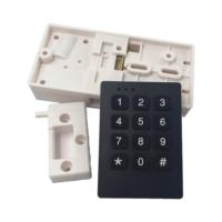 Serrure de meuble numérique fiable EVERGOOD M306B, serrure électronique à code en plastique pour tiroir, casier et armoire en bois