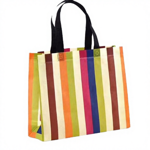 Eco-Supermarket Custom D-Cut Non-Laminated Heat-Sealed Screen Printed Patch Handle <b>Recyclable</b> Non-Woven Tote <b>Bag</b> for Promotion - Product Image 4