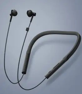 Xiaomi headset kerah nirkabel, earphone cangkang kekerasan tinggi ringan dan nyaman edisi Muda dengan gantungan leher