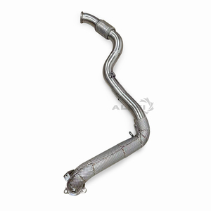Tubo de <span class=keywords><strong>Escape</strong></span> Compacto Aislado de Flujo <span class=keywords><strong>Libre</strong></span> para Mercedes Benz CLA180 CLA200 C117 2012-2018 - Pieza Modificada para un Flujo de Aire Suave - Product Image 2