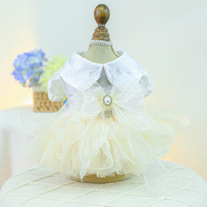 Venda quente Pet Puppy Cat Clothing Vestido De Noiva Temperamento Rainha Vestido De Noiva Coleção - Product Image 6