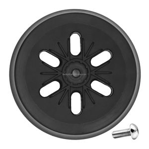 Tampon abrasif <span class=keywords><strong>électrique</strong></span> 6 pouces 6 trous elliptiques avec vis avec plaque en plastique dur compatible avec divers types de <span class=keywords><strong>ponceuse</strong></span> - Product Image 1