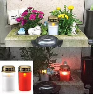 <span class=keywords><strong>Bougie</strong></span> LED sans flamme Kanlong, étanche, à énergie <span class=keywords><strong>solaire</strong></span> ou à piles, effet vacillant, pour <span class=keywords><strong>cimetière</strong></span> - Product Image 4