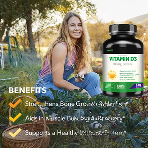 Ausureson materia prima <span class=keywords><strong>vitamina</strong></span> <span class=keywords><strong>D3</strong></span> calcio magnesio zinco vegani integratori 5000iu 10000 Iu <span class=keywords><strong>vitamina</strong></span> <span class=keywords><strong>D3</strong></span> compresse - Product Image 3