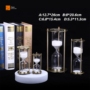 Promotion Exceptionnelle : <span class=keywords><strong>Sablier</strong></span> Géant Fait Main au Design Art Déco, 60 Minutes, avec Cadre Métallique – Idéal Cadeau d'Anniversaire - Product Image 4