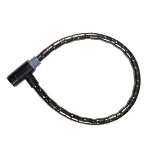 Venta caliente <span class=keywords><strong>Armored</strong></span> Heavy Duty <span class=keywords><strong>Cable</strong></span> Bike Lock-con llave y llavero extraíble gratis - Product Image 2