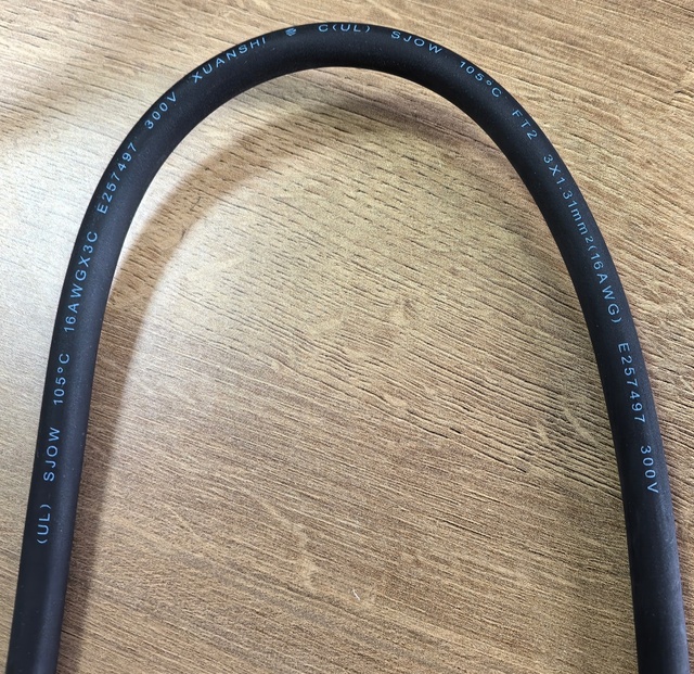 XUANSHI ETL for USA Rubber SJ/SJOW/SJOOW Power Cable for Heating Stranded Copper Conductor 220V/450V 10-18 AWG