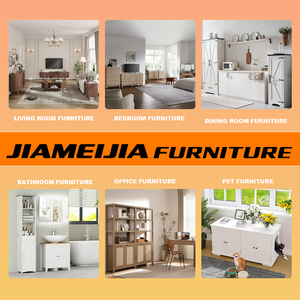 JIAMEIJIA Wit Houten Kaptafel met Verstelbare LED Verlichte Spiegel, 11-Lades Make-up Station, Kristallen Knoppen, Moderne Beauty Kaptafel - Product Image 2