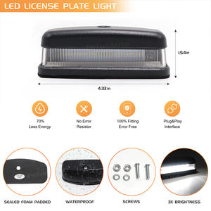 ไฟ LED ป้าย<span class=keywords><strong>ทะเบียน</strong></span>รถสำหรับ Land Rover Series2 3รุ่น Defender 90/110/130XFC100550 - Product Image 2