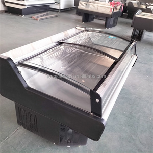 Vitrine Réfrigérée Commerciale Monotempérature pour Viande, Présentoir <span class=keywords><strong>de</strong></span> Supermarché pour Plats Préparés Froids, Équipement <span class=keywords><strong>de</strong></span> Boucherie - Product Image 4