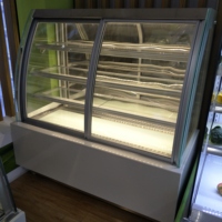 Vitrine de bonne qualité en marbre, équipement de vitrine à donuts
