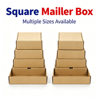 Sacs en carton écologiques, réutilisables, recyclables et durables, avec logo personnalisé, et boîtes d'expédition plates pliables pour le transport.