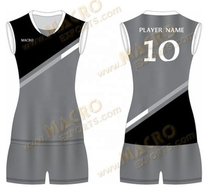 Uniforme de voleibol con cuello en V, uniforme personalizado de estilo propio - Product Image 5