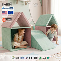 Sofá Modular Personalizado con Espuma Viscoelástica, Tela Personalizada, Diseño Moderno, Fácil Montaje sin Herramientas, Conjunto de Sofá Seccional DIY para Niños