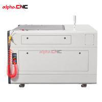 Machine de gravure laser CO2 CNC 3 axes certifiée CE, prête à être expédiée, 130W/180W pour le bois et le caoutchouc, avec prise en charge BMP et refroidissement par eau