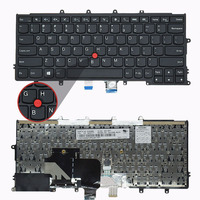Teclado para Portátil Lenovo Thinkpad X230S X250 X240S X260S X240 X270, Teclado para Notebook con Retroiluminación para Portátil Lenovo