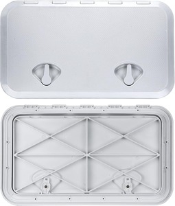 Nouveau couvercle de trappe d'accès au pont de bateau rectangulaire en plastique 14.8 "x 14.6" /17.3 "x 12.4" /20 "x 18"/24 "x 14"/24 "* 9.6" trappe de hublot marin - Product Image 6