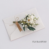 Bouquet de fleurs séchées personnalisé, mini-bouquet de fleurs préservées, cadeau pour demoiselle d'honneur, cadeau personnalisé esthétique, cadeau de mariage, cadeau pour la fête des mères, DIY