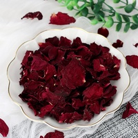Pétales de rose séchées en chine, pétales de pétales de rose blanches pour la salle de bain, vente en gros