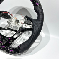 Volant de voiture sport personnalisable avec LED violettes forgées, vente directe d'usine, pour Hyundai Genesis Coupé