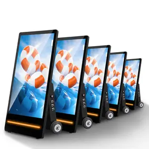 32 43 Inch Battery Powered Foldable Portable Waterproof Outdoor Digital Poster