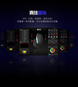 Chuột quang không dây công thái học tần số 2.4 GHz, điều chỉnh độ nhạy DPI ba cấp độ, sử dụng được cho máy tính xách tay chơi game, đạt chuẩn ROHS, có pin - Product Image 6