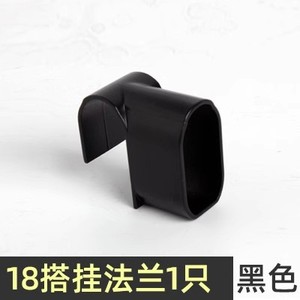 Aluminum Alloy <b>Wardrobe</b> Hanging Rod Flange Base Ceiling Mount Single Damper Track Zinc Alloy <b>Wardrobe</b> <b>Hardware</b> - Product Image 5