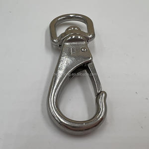 Chaînes pour animaux de compagnie, laisses pour chiens, crochets à ressort, clips de plongée robustes, clips pour mât de drapeau, mousquetons pivotants en acier inoxydable S-251 - Product Image 3