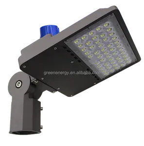 IP66 LM79 LM80 lampione stradale a led da esterno 100w con presa NEMA o Zhaga 1-10v dimmerabile 10kv limitatore di sovratensione tipo 3 V IV len