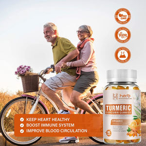 Gomitas Veganas de Cúrcuma y Jengibre de Marca Privada OEM, Suplementos para la Salud que Proporcionan Energía para Adultos - Product Image 3