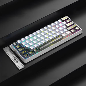 Clavier Aula WIN60 HE Series 8000Hz filaire RGB transparent avec touches magnétiques - Product Image 4