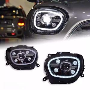 Feux avant LED pour BMW <span class=keywords><strong>Mini</strong></span> <span class=keywords><strong>Countryman</strong></span> F60, ensemble de feux avant avec clignotants séquentiels en cristal, 2017 à <span class=keywords><strong>2023</strong></span> - Product Image 1