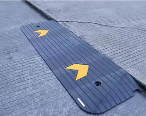 الجملة الثقيلة الصفراء رأس الطائرة خطوات المطاط كبح وسادة المنحدر لمنحدر رصف حاجز الباب لوقوف السيارات المنزلية - Product Image 4