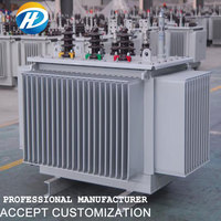 Transformador de Potencia Trifásico Hongda Electric de 630 kVA, Tipo Auto, Lleno de Aceite, Núcleo Toroidal de Aluminio, 6 kV/10 kV/35 kV 220 V