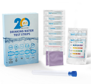 <span class=keywords><strong>Kit</strong></span> de <span class=keywords><strong>test</strong></span> d'eau 20-en-1 plomb fer cuivre mercure zinc qualité de l'eau potable et bactéries bandelettes de <span class=keywords><strong>test</strong></span> d'eau - Product Image 3