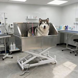 Fabrika doğrudan iyi tasarım profesyonel paslanmaz çelik <span class=keywords><strong>Pet</strong></span> köpek bakım küvet <span class=keywords><strong>Pet</strong></span> SPA dükkanı kullanımı - Product Image 4