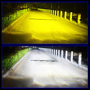 Faro LED para Motocicleta, Doble Color, 6/8/10 Lentes, IP67 Impermeable, Luces Antiniebla para Autos, Camionetas, ATV, Jeeps MO-225 - Product Image 5