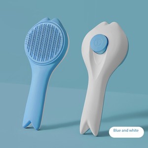 Outil de toilettage pour animaux de compagnie à <span class=keywords><strong>prix</strong></span> <span class=keywords><strong>d</strong></span>'usine 2026, ODM, pour enlever les poils de chat et de chien, brosse à poils lisses auto-nettoyante, brosse pour chat avec bouton de libération - Product Image 6